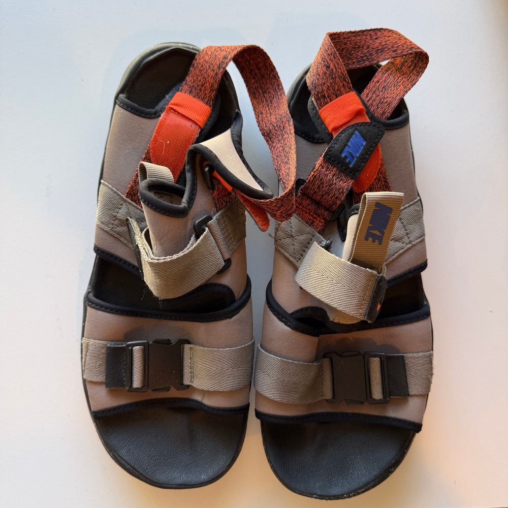 Nike Canyon Sandal Mens 12 Moon Fossil Orange CW9704-008 Rugged Strappy Outdoor
